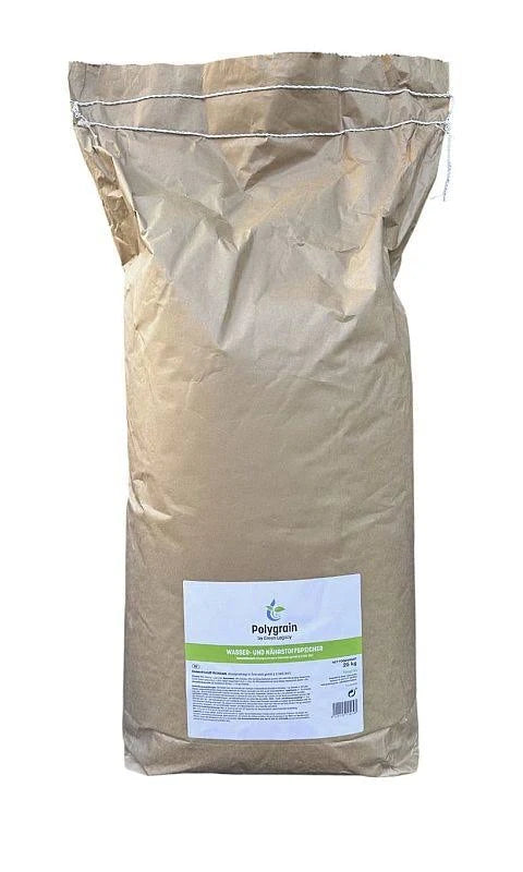 Polygrain – Wasserspeicherndes Hydrogel (Granulat)